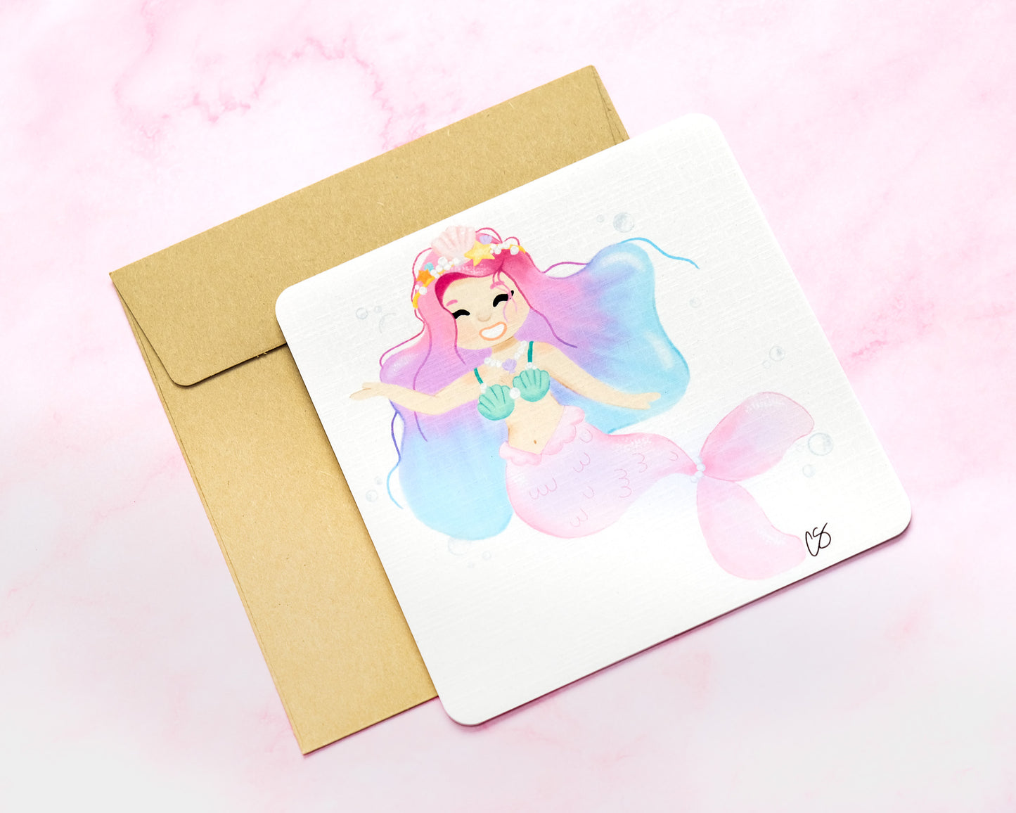 Mermaid Princess Card