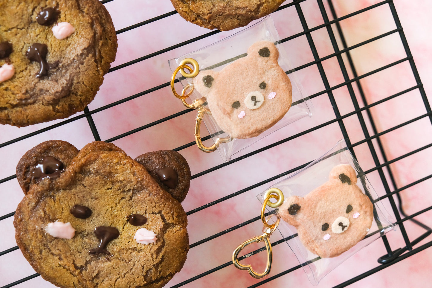 Cookie Bear Bag Charm