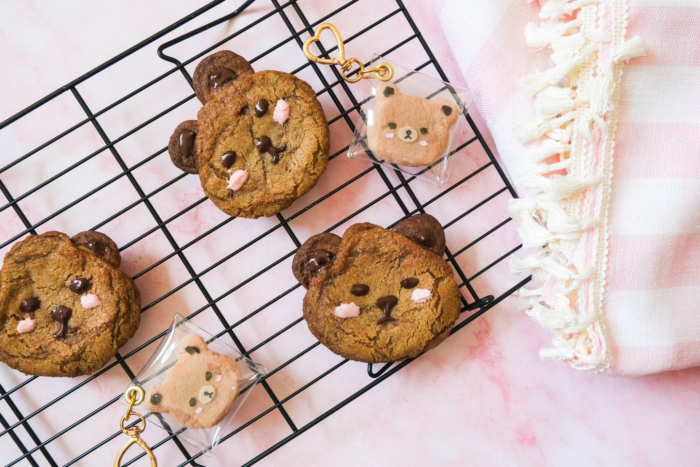 Cookie Bear Bag Charm