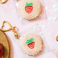Strawberry Jam Sandwich Bag Charm