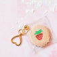 Strawberry Jam Sandwich Bag Charm