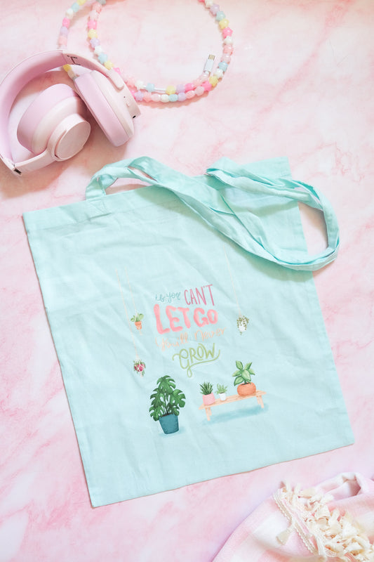 Let Go Cotton Tote Bag