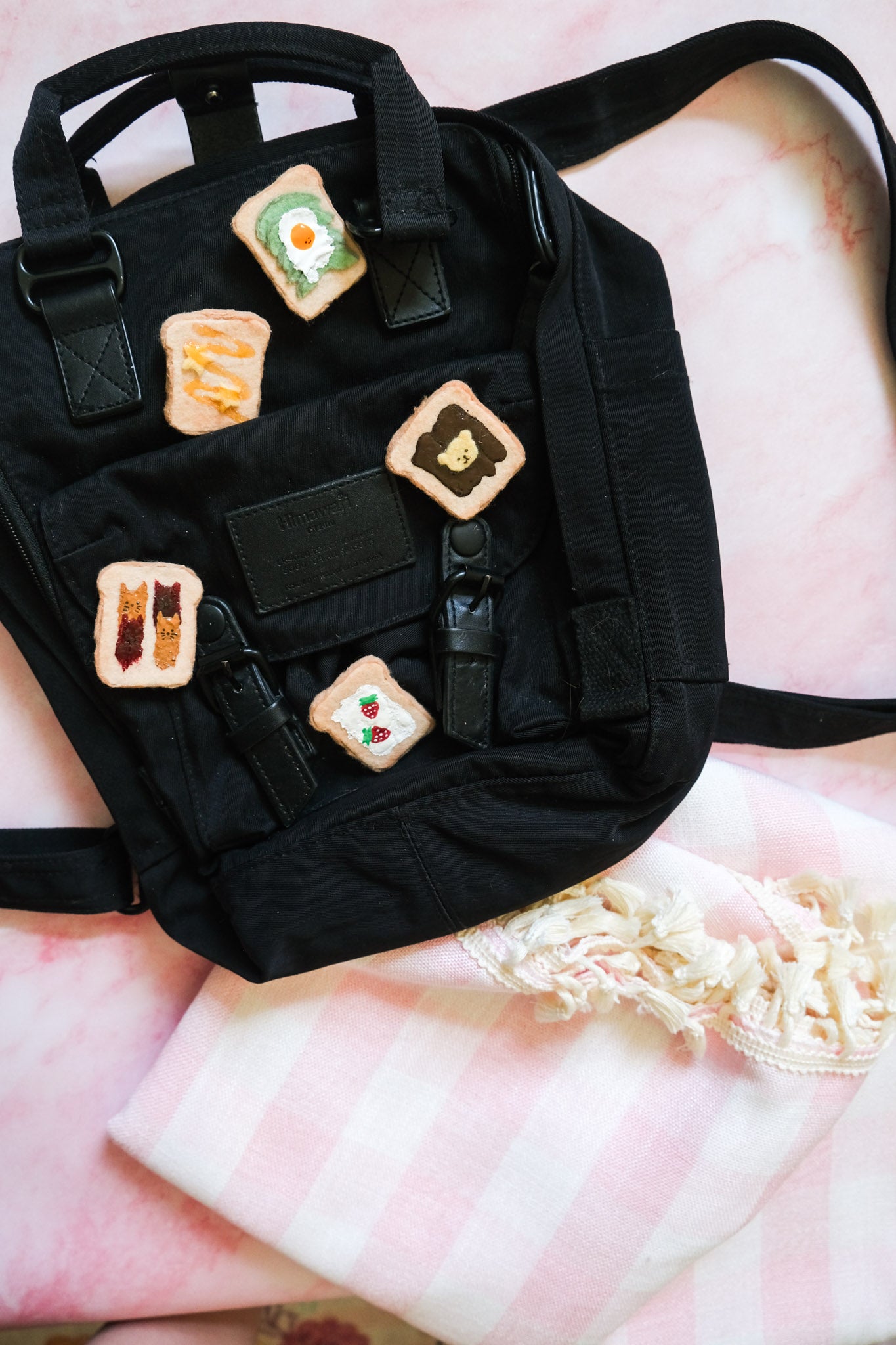 Honey and Banana Toast Felt Pin